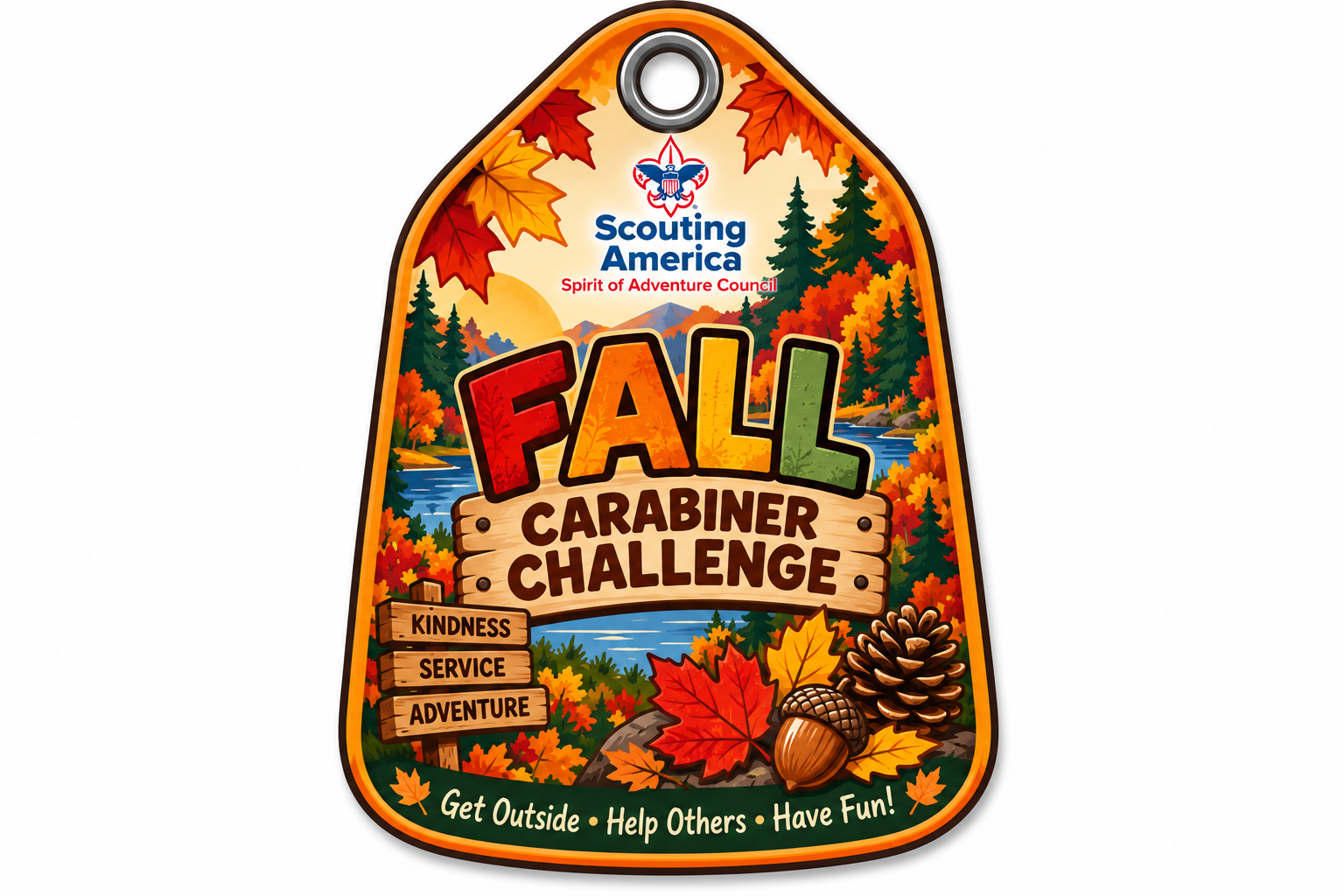 Fall 2026 carabiner tag